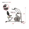 Sunny Health & Fitness Magnetic Recumbent Exercise Bike