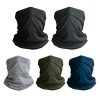 VULKIT 5 Pack Warmer Neck Gaiter Bandanas Headband