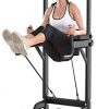 Strength Training Dip Stands- Dip Station Chin Up Bar