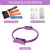 Your Workout with the Anfly Pilates Ring – 14" Fitness Circle with Resistance Bands