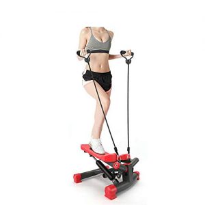 TOLOCO Stepper with Resistance Bands,Adjustable Mini Steppers for Exercise