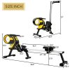 Folding Magnetic Rowing Machine with LCD Monitor
