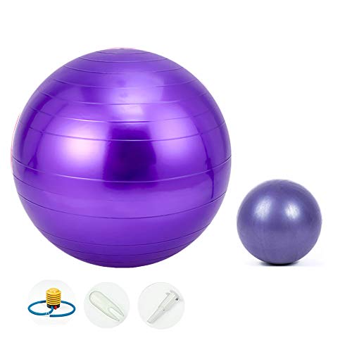 Jueachy Yoga Ball Professional Balance Ball(55-65cm)
