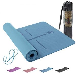 Sodeno Upgraded Yoga Mat, 6mm Thick TPE Exercise Mat
