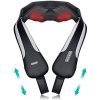 Nekteck Shiatsu Back and Neck Massager with Adjustable Heat and Strap