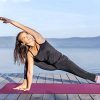 Heathyoga Eco Friendly Non Slip Yoga Mat, Body Alignment System