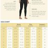 ODODOS Women's Cross Waist 7/8 Yoga Leggings with Inner Pocket