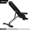 Adjustable Weight Bench, 1000 lb by D1F for Strength Training