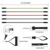 Resistance Bands 150LBS – Exercise Bands with Handles, Door Anchor & Ankle Straps for Muscle Training & Physical Therapy