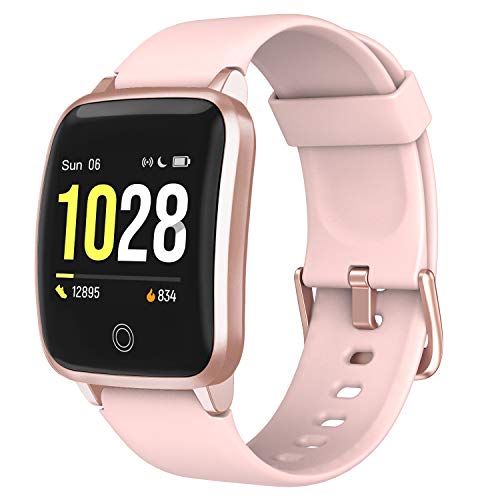 LETSCOM Smart Watch, Fitness Trackers with Heart Rate Monitor