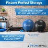 Exercise Ball Base for Stability - Stand for Balance Balls Fits Balls