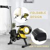 Folding Magnetic Rowing Machine with LCD Monitor