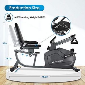 recumbent maxkare magnetic exercise