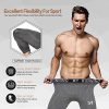 MEETYOO Men's 3/4 Compression Pants Leggings Tights
