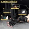 Workout Gloves with Wrist Support Men, Breathable Lightweight