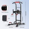WEALLNERSSE Power Tower Workout Dip Station Adjustable