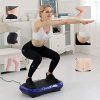 FITQUIET Vibration Plate Exercise Machine with Loop Resistance Bands