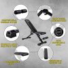 MaxKare Weight Bench Adjustable Foldable Incline Decline Bench