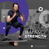 Balance Board Trainer Long Wooden