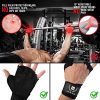 Mava Sports Ventilated Workout Gloves with Integrated Wrist Wraps Support