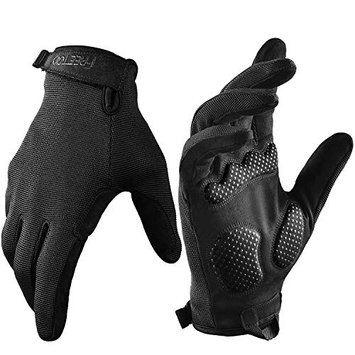 FREETOO Full Finger Workout Gloves for Men, [Extra Grip]