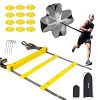 Adjustable Rungs Agility Ladder Speed Agility Training Set