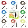 JUSDO 8 Pack Adjustable PVC Jump Rope for Cardio Fitness