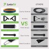 Letsfit Resistance Bands Set 11pcs, Exercise Workout Bands