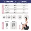 Anti-Burst and Slip Resistant Yoga Ball Fitness