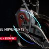 2-in-1 Elliptical Stepper Trainer with Curve-Crank
