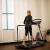Low-Impact Walking Treadmill with Extended Handrails – Sunny Health & Fitness SF-T7857