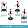 SereneLife Portable & Foldable Trampoline - 40" in-Home Mini Rebounder