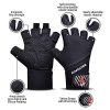 DMoose Weight Lifting Gloves for Deadlifts, Weightlifting