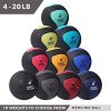 Medicine Exercise Ball with Dual Texture for Superior Grip