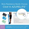 A AZURELIFE Resistance Bands Set, Professional Non-Latex Elastic
