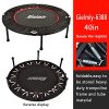 Bounce into Fitness: 40" Indoor Trampoline Rebounder – Foldable & Durable