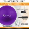 Exercise Ball for Yoga, Balance, Stability from SmarterLife
