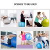 LINGLING Inpany Exercise Ball - Extra Thick Yoga Ball Chair