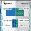 Tumaz Stretch Strap - 10 Loops & Non-Elastic Band