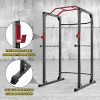 MaxKare Power Cage Rack 19-Level Adjustable with J-Hooks Heavy Duty