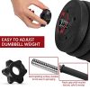 YAHEETECH Adjustable 66.14LB Dumbbell Weight Set Barbell Lifting