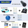 ProBody Pilates Home Workout Bundle (4pcs) - 14" Magic Circle