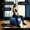 Stability Ball for Fitness, Yoga, Pilates, Pregnancy, Birthing or Office Desk Chair