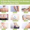 Belifu Dual Channel TENS EMS Unit 24 Modes Muscle Stimulator