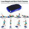 FITQUIET Vibration Plate Exercise Machine with Loop Resistance Bands