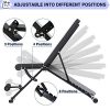 KLL Weight Bench Adjustable, Workout Bench for Home Gym