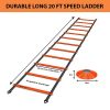 Agility Ladder & 10 Cones Training Set Coordination, Footwork