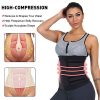 FeelinGirl Latex Sport Corest with Adjustable Shaper Trainer Belt