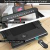 Goplus 2 in 1 Folding Treadmill with Dual Display