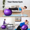Kalkal Exercise Ball , 65cm Upgraded Anti Slip Yoga Ball